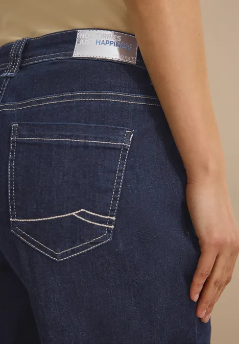 Wide Leg Jeans rinsed wash