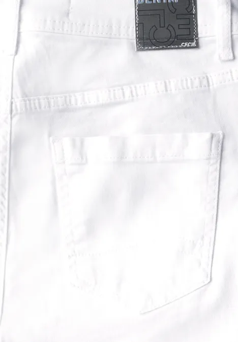 Capri Jeans White