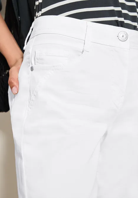 Capri Jeans White