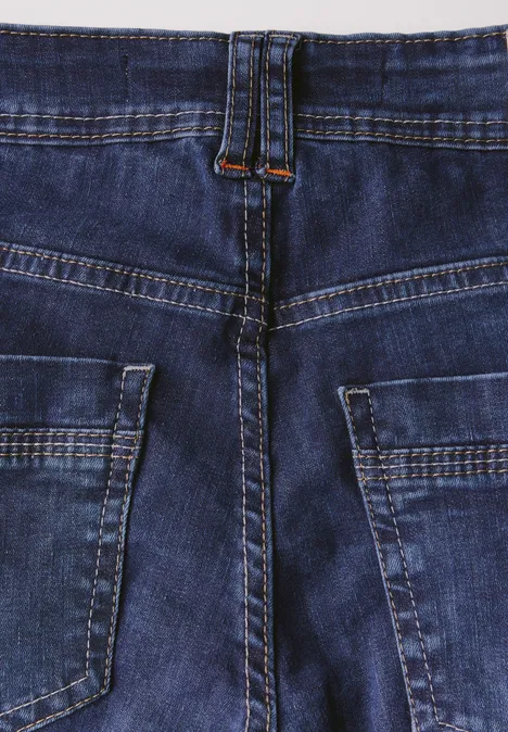 Wide Leg Jeans mid blue wash