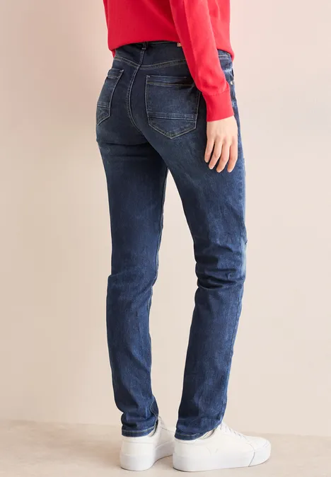 Jeans im Casual Fit Dark blue wash