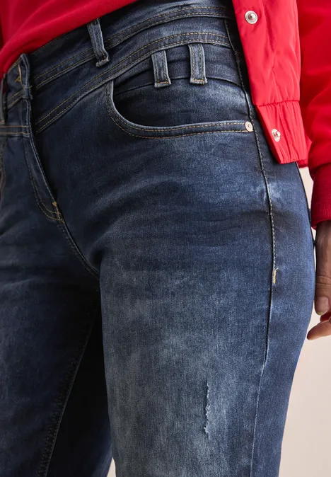 Jeans im Casual Fit Dark blue wash