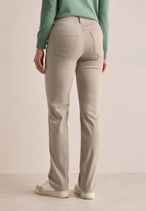 Straight Leg Hose light hazel beige