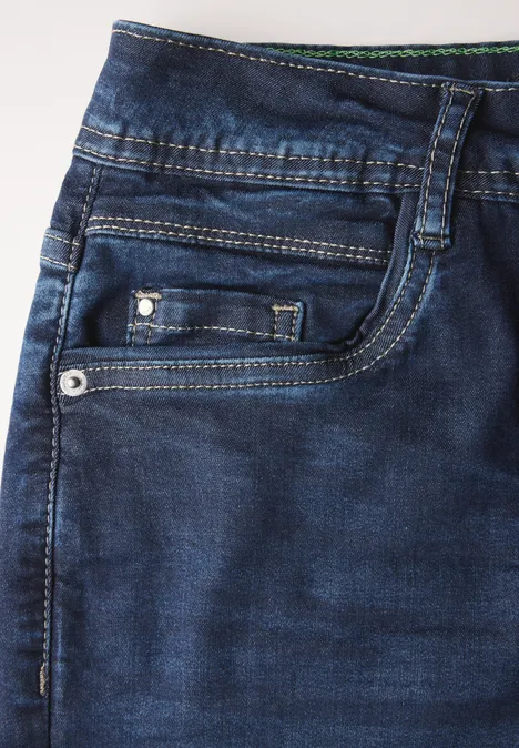 Wide Leg Jeans Dark blue wash