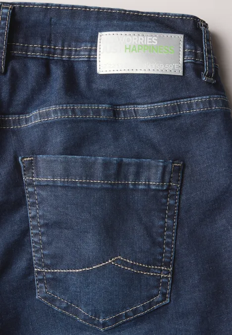 Wide Leg Jeans Dark blue wash