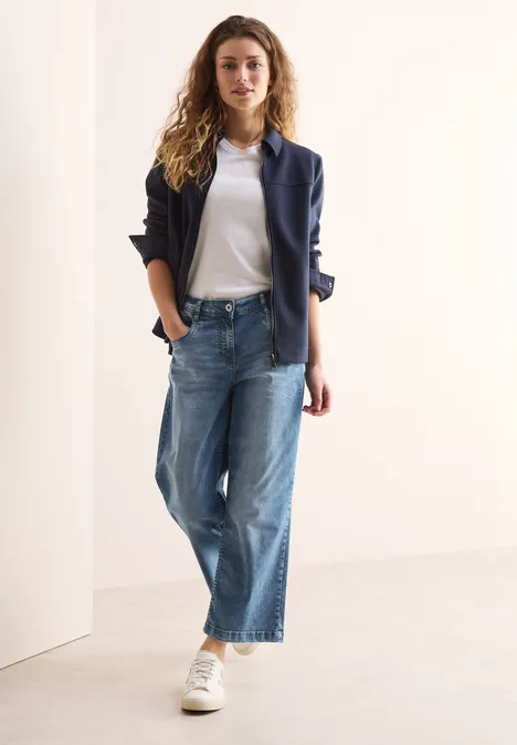 Wide Leg Jeans light blue washed