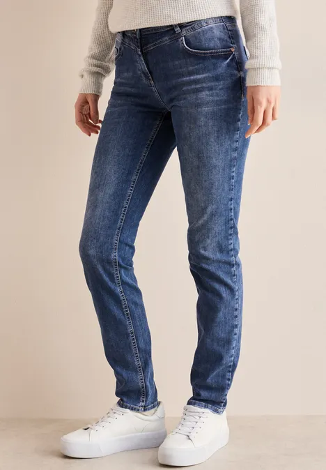 Jeans im Casual Fit mid blue wash