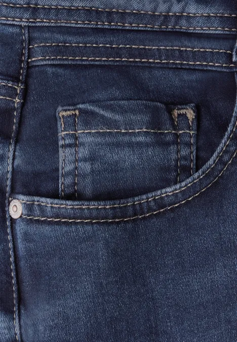 Wide Leg Jeans Dark blue wash