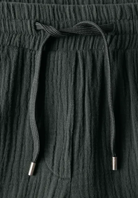 Musselin Hose slate khaki