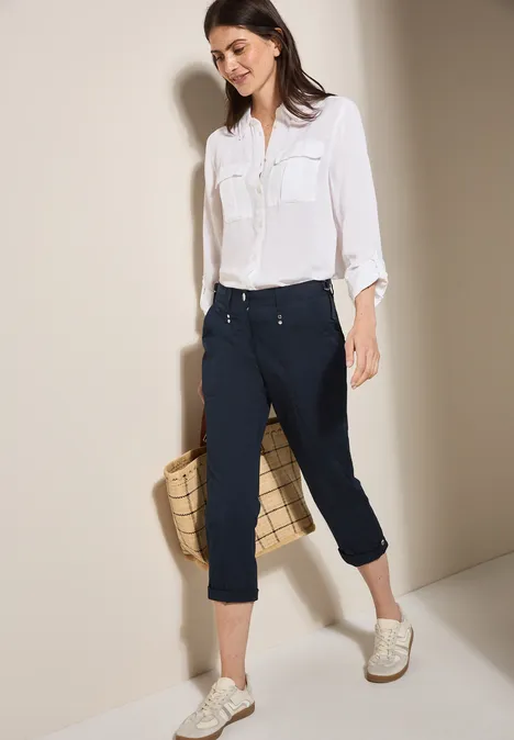 7/8-Hose im Cargo-Look universal blue