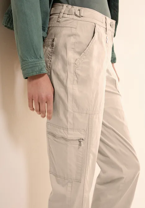 7/8-Hose im Cargo-Look boulder beige