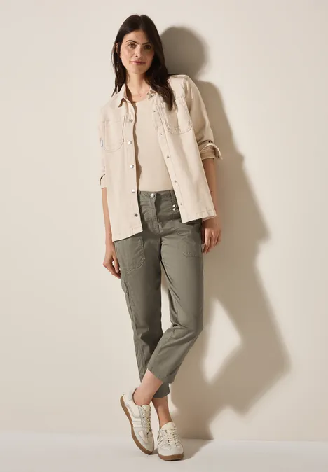 7/8-Hose im Cargo-Look smoky taupe
