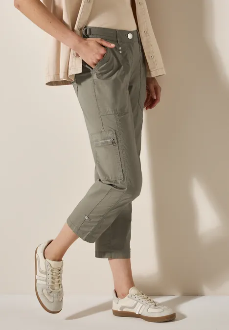 7/8-Hose im Cargo-Look smoky taupe