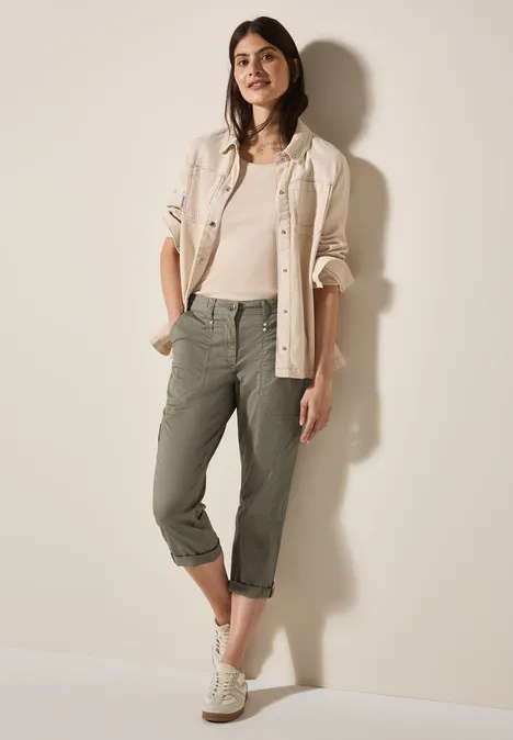 7/8-Hose im Cargo-Look smoky taupe