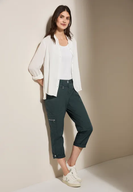 7/8-Hose im Cargo-Look slate khaki