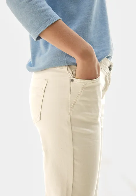 Bootcut Jeans pearl beige