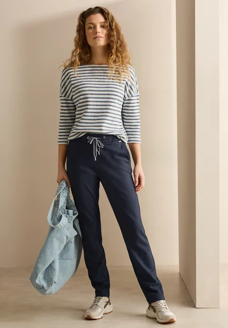 Hose im Casual Fit universal blue