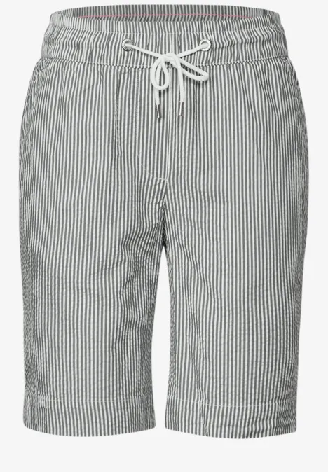 Seersucker Shorts balmy khaki