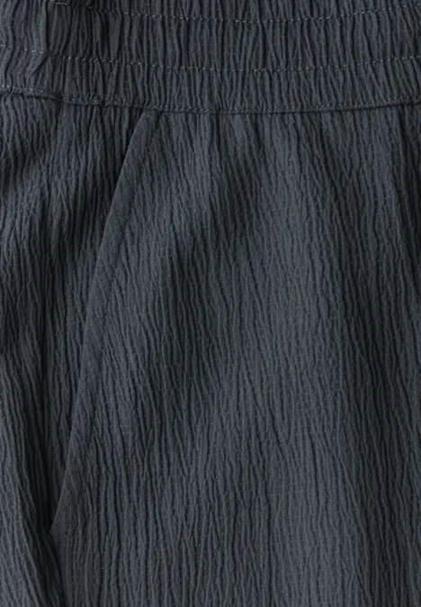 Wide Leg Strukturhose slate khaki