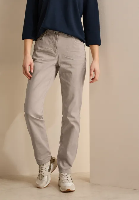 Jeans en coupe casual light hazel beige