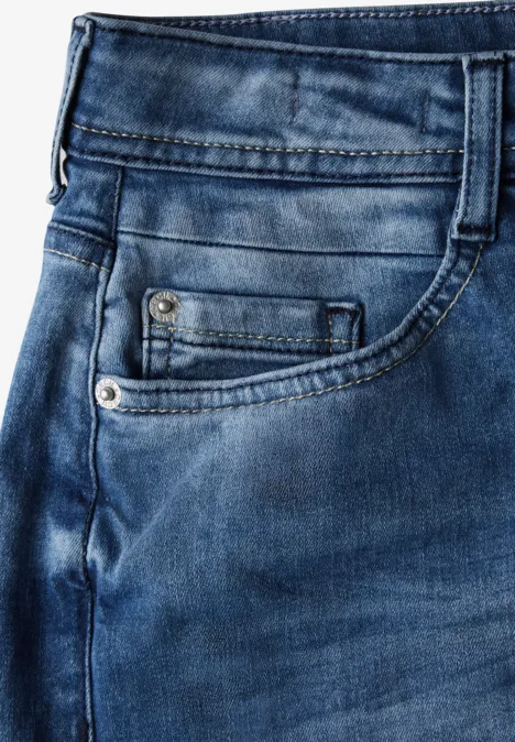 Wide Leg Jeans fresh blue random wash