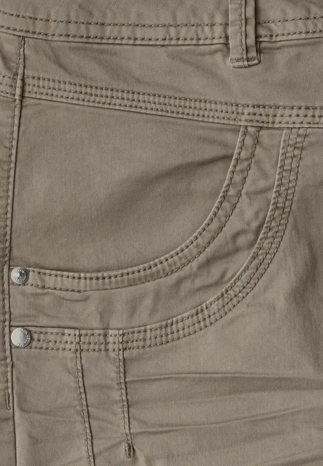 Hose im Casual Fit smoky taupe