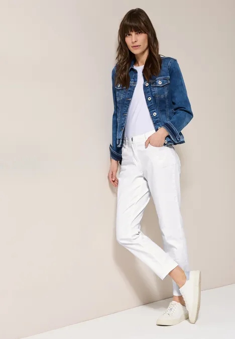 Jeans im Skinny Fit White