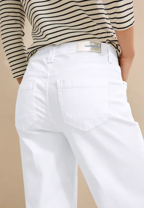 Wide Leg Jeans White