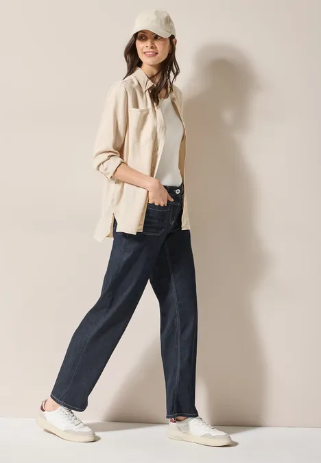 Wide Leg Rinsed Jeans rinsed wash