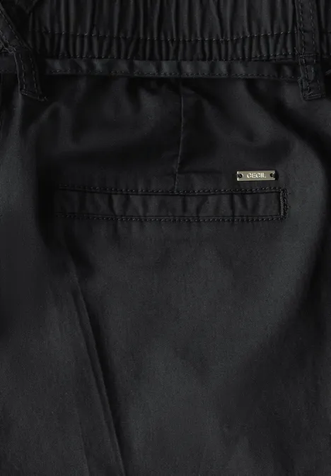 Wide Leg Hose Black