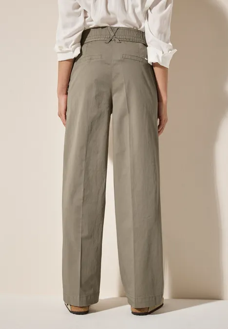 Wide Leg Hose smoky taupe