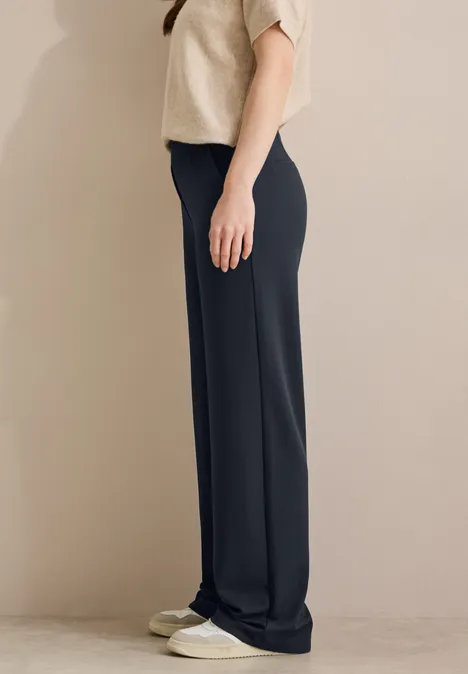 Basic Wide Leg Hose universal blue