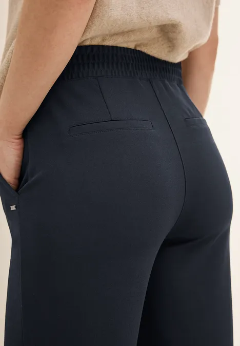 Basic Wide Leg Hose universal blue