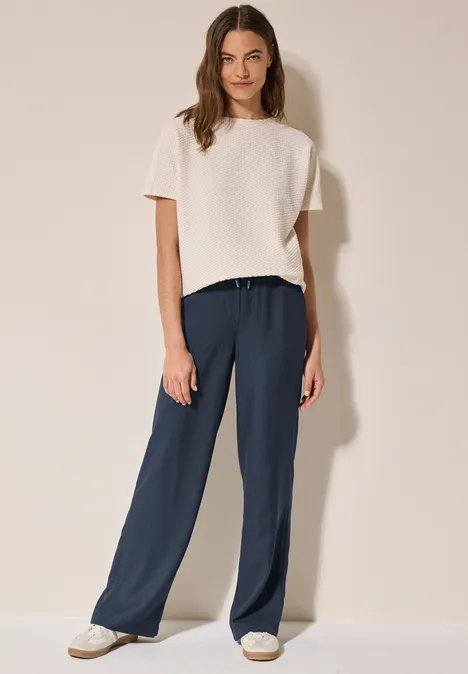 Hose mit Melange-Effekt universal blue