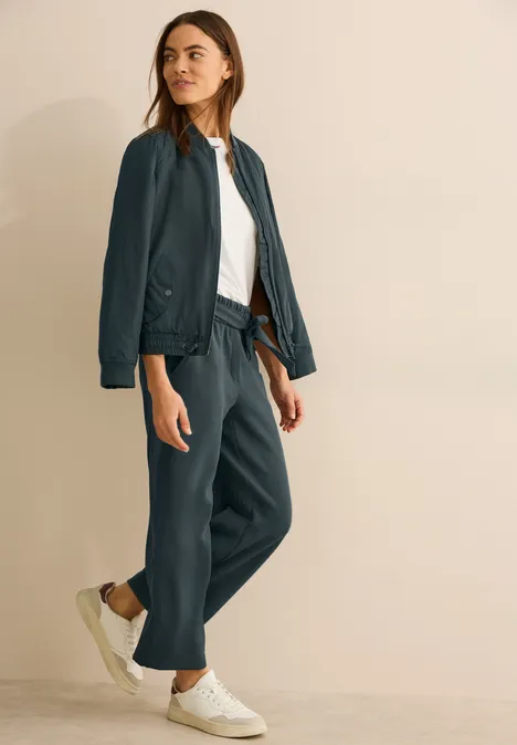 Wide Leg Hose slate khaki