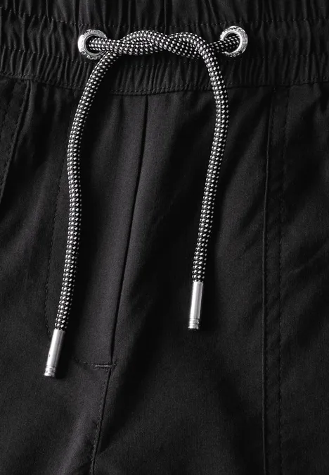 Wide Leg Hose Black