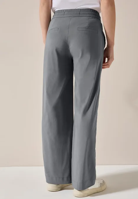Wide Leg Hose graphite light grey