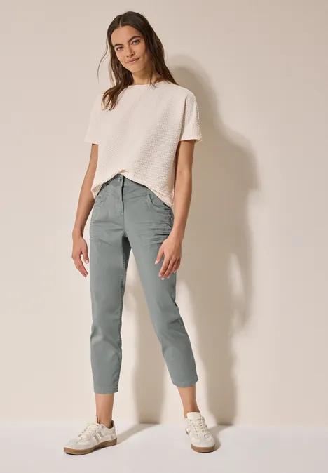 Hose im Washed Look obelisk grey