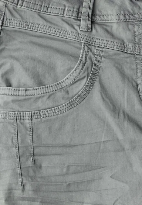 Hose im Washed Look obelisk grey