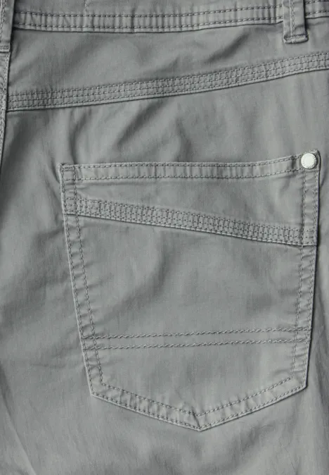 Hose im Washed Look obelisk grey