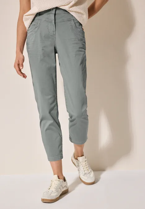 Hose im Washed Look obelisk grey