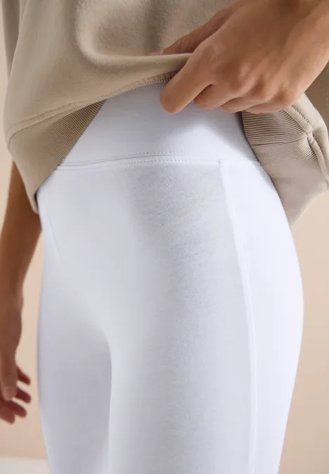 Basic 3/4 Leggings White