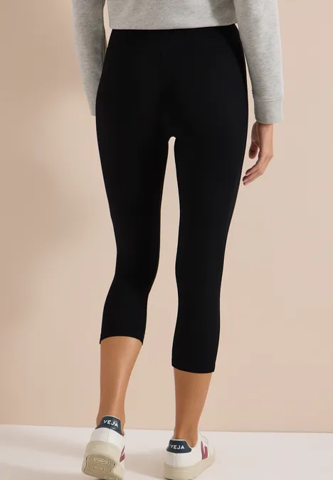 Basic 3/4 Leggings Black