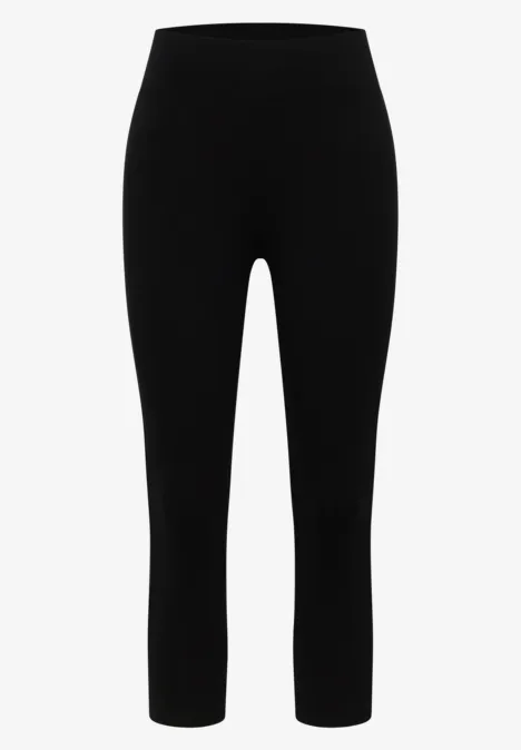 Basic 3/4 Leggings Black