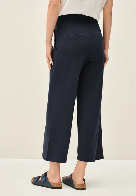Wide Leg Jersey-Hose universal blue