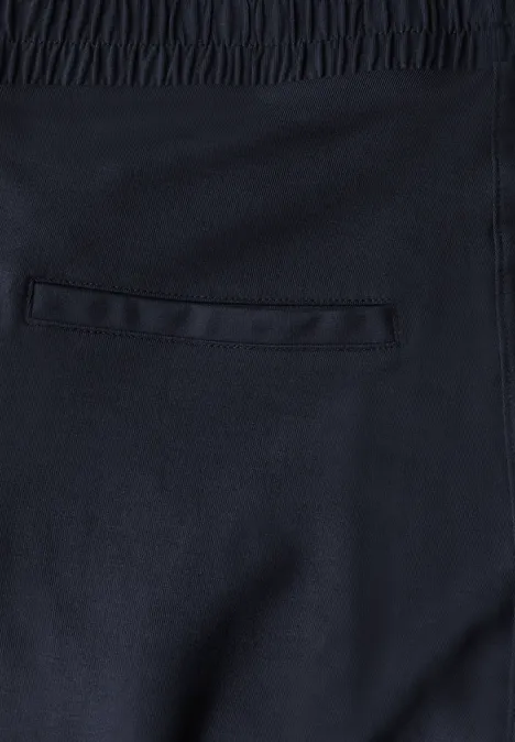 Wide Leg Jersey-Hose universal blue