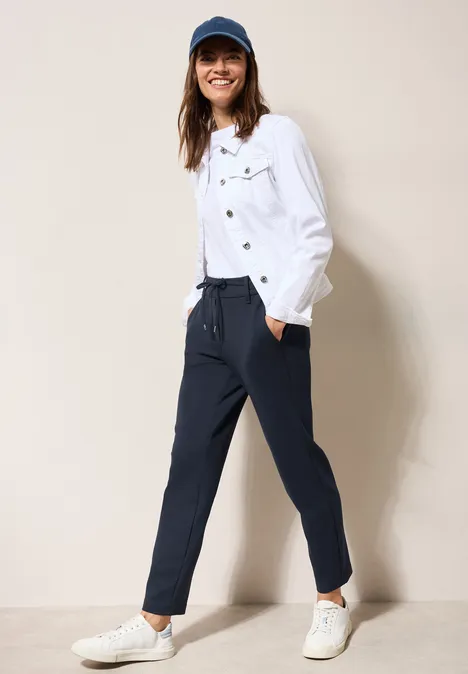 Hose im Casual Fit universal blue