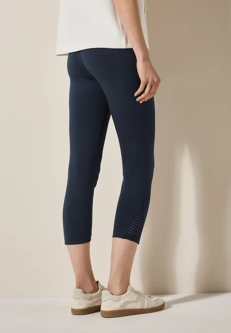 Leggings mit Mesh-Detail universal blue
