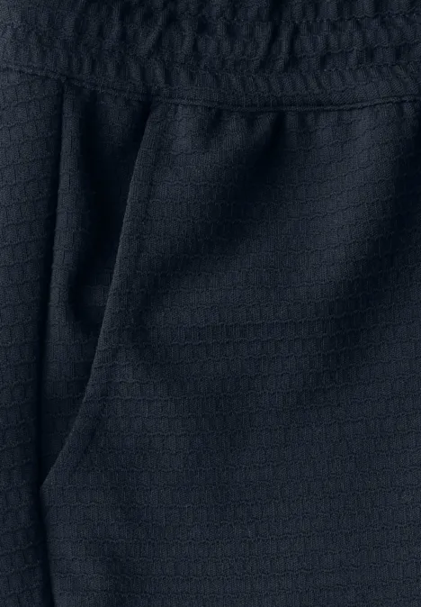 Strukturhose im Casual Fit universal blue