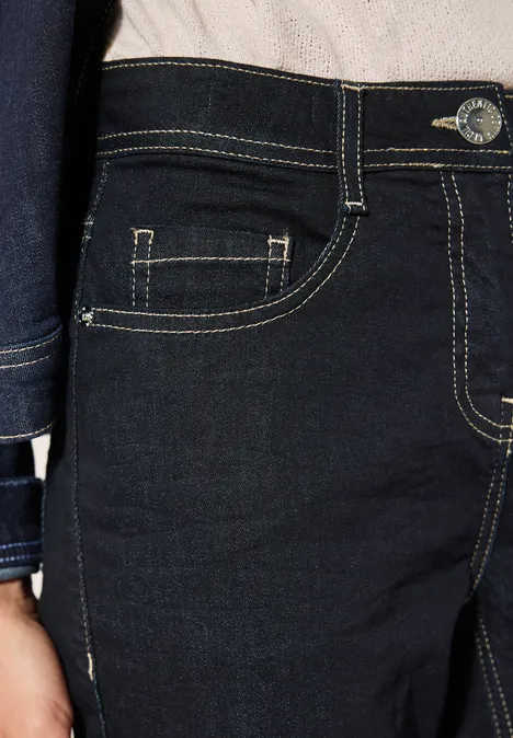 3/4 Jeans rinsed wash